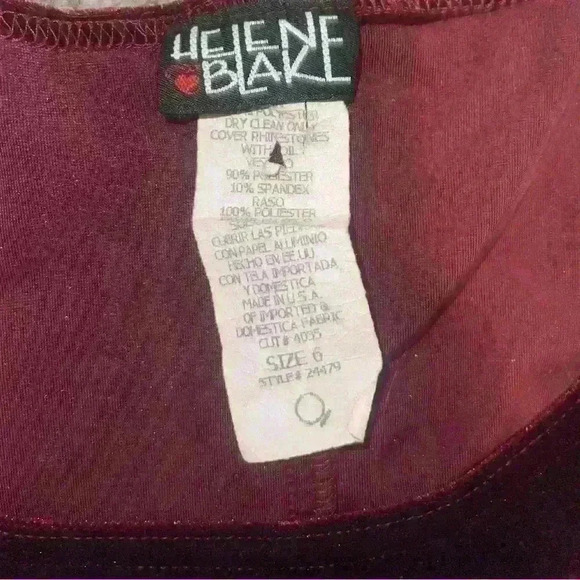 Maroon Velvet Crop Top - Picture 2 of 2